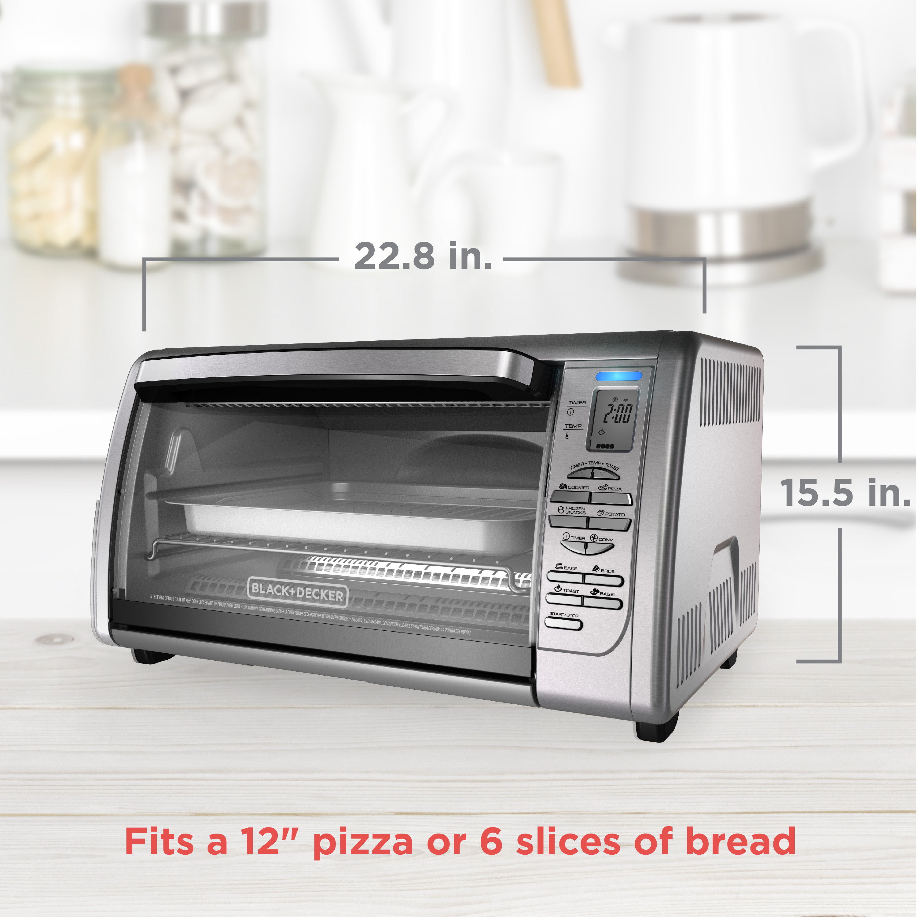 Countertop Convection Toaster Oven CTO6335S BLACK DECKER